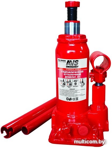 Бутылочный домкрат AVS HJ-B6000 6т. [A78415S]