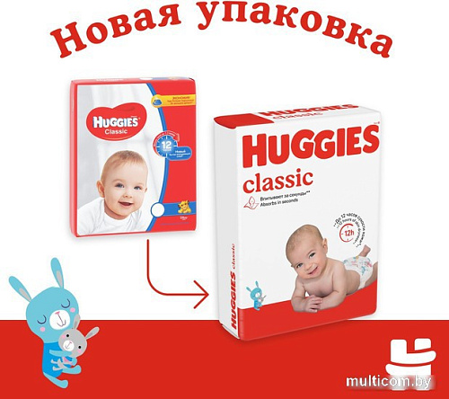 Подгузники Huggies Elite Soft Mega 3 (78 шт)