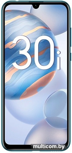 Смартфон HONOR 30i LRA-LX1 4GB/128GB (мерцающий бирюзовый)