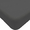 Постельное белье Luxsonia Трикотаж на резинке 180x200 Мр0010-25 (графит)