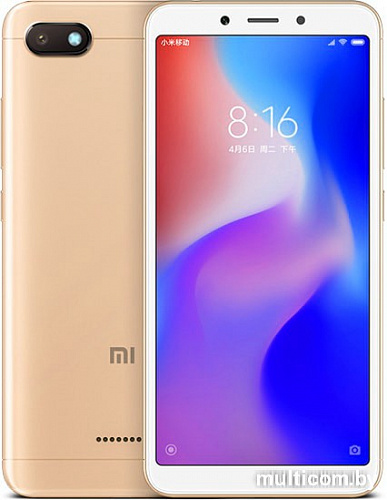 Смартфон Xiaomi Redmi 6A 2GB/16GB международная версия (голубой)