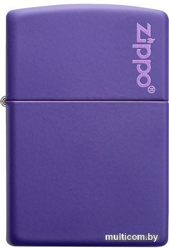 Зажигалка Zippo Classic Purple Matte Zippo Logo 237ZL