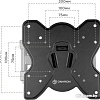 Кронштейн Onkron NP23 (черный)