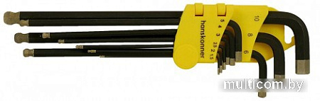 Набор ключей Hanskonner HK1045-04-9-L (9 предметов)