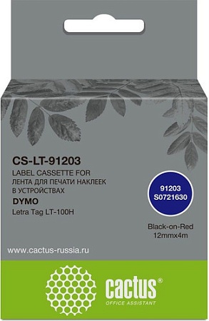 Картридж CACTUS CS-LT-91203 (аналог Dymo LT-91203)