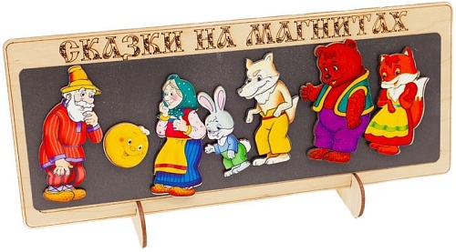 Магнитная доска Нескучные игры Сказки на магнитах. Колобок К-0543/2