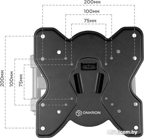 Кронштейн Onkron NP23 (черный)