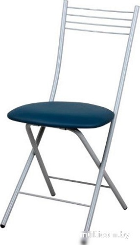 Стул СоюзРегионПоставка Сатурн СРП-084 (серый экокожа/экотекс 3019 темно-синий)