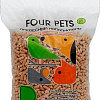 Наполнитель для туалета Four Pets древесный 7 л
