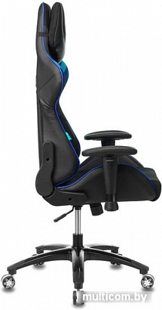 Кресло Бюрократ Viking 4 Aero Blue Edition (черный)