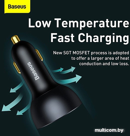 Автомобильное зарядное Baseus TZCCZM-0G