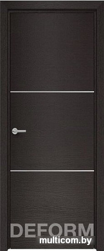 Межкомнатная дверь Юркас Deform H11 ДГ 70x200 (дуб французский темный)