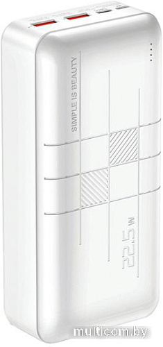 Внешний аккумулятор XO PR189 30000mAh (белый)