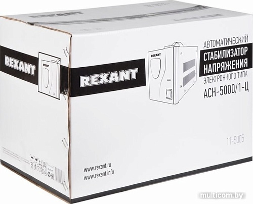Стабилизатор напряжения Rexant AСН-5 000/1-Ц