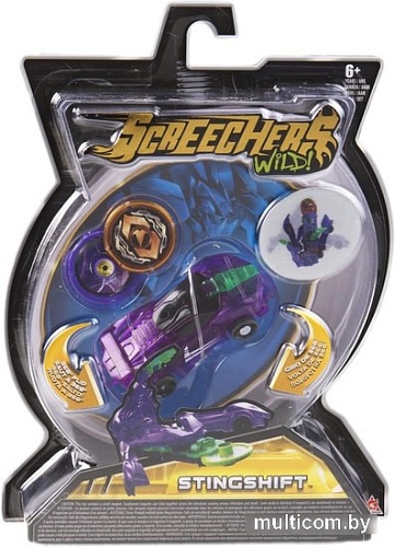 Трансформер Screechers Wild Машинка-трансформер Стингшифт л1