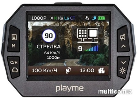 Автомобильный видеорегистратор Playme P600SG
