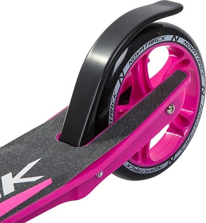 Самокат Novatrack Polis 200PNF.POLIS.PN9 (черный/розовый)