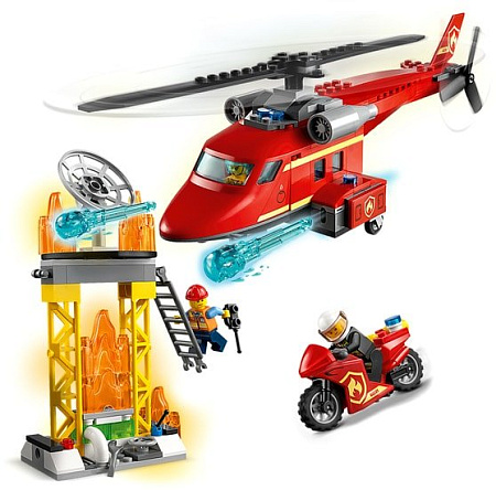 Конструктор LEGO City 60281 Спасательный пожарный вертолёт