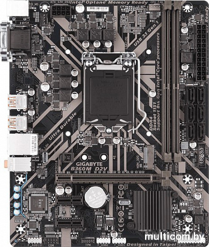 Материнская плата Gigabyte B360M D2V (rev. 1.0)