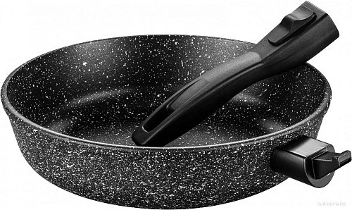 Набор сковород Elan Gallery Гармония вкуса 120134+2 (черный мрамор)