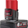Аккумулятор Milwaukee M12 M12B6 4932451395 (12В/6 Ач)