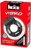 Виброкольцо LUXE Vibro Африканский Эль Дьябло + презерватив