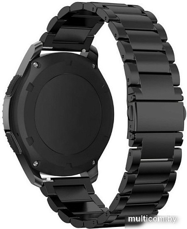 Браслет Rumi Heavy металлический 18 мм (черный)