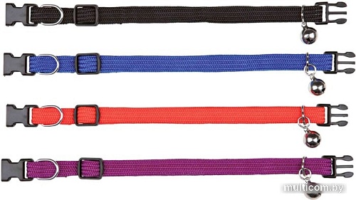 Ошейник Trixie Elastic с колокольчиком, цвета в ассортименте (4154)