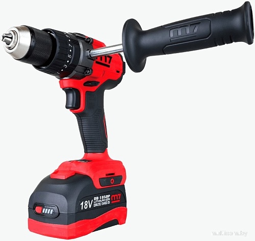 Ударная дрель-шуруповерт M7 DH-101A (с 2-мя АКБ, кейс)