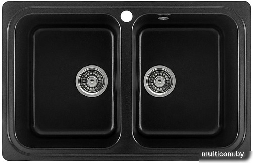 Кухонная мойка Gerhans C02 (оникс)