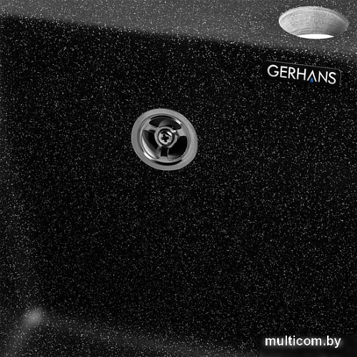 Кухонная мойка Gerhans A10 (черный)