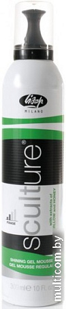 Lisap Гель для укладки волос Sculture Shining Gel Mousse для блеска нормальной фиксации 300 мл