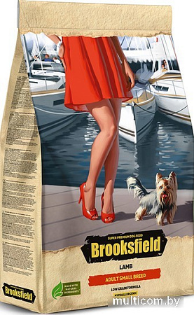 Сухой корм для собак Brooksfield Adult Dog Small Breed ягненок с рисом 700 г