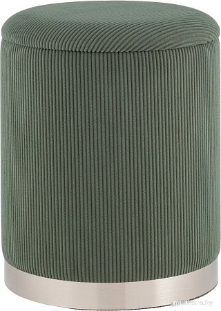 Stool Group Эмили с ящиком 19A205CG-12 (серебро/вельвет зеленый)