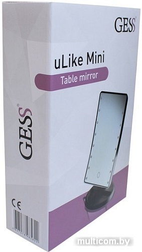 Косметическое зеркало Gess uLike Mini (черный)