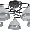 Люстра средней высоты Mirastyle BL-8258/5 BK+CR