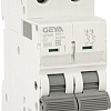 Выключатель автоматический GEYA GYM9 2P 2А C 6кА GYM92P2C
