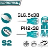 Набор отверток Total THTS20206 (2 предмета)