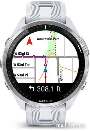 Умные часы Garmin Forerunner 965 (белый/серый)