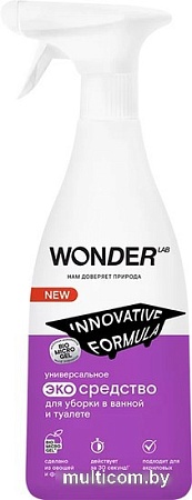 Средство для ванных комнат Wonder LAB для уборки в ванной и туалете 550 мл