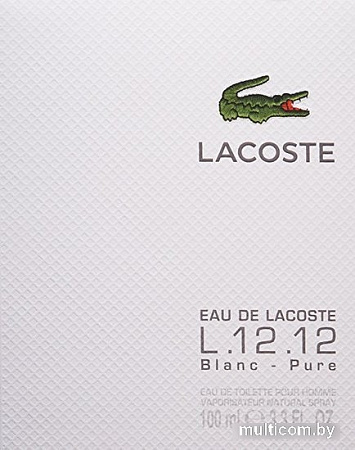 Lacoste L.12.12 Blanc EdT (100 мл)