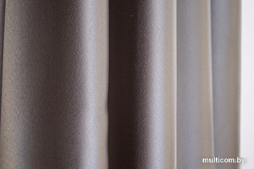 Комплект штор Decoretto Блэкаут двухсторонний БДКО-K23 4.5x2.7 м (коричневый/орех, 2 шт)