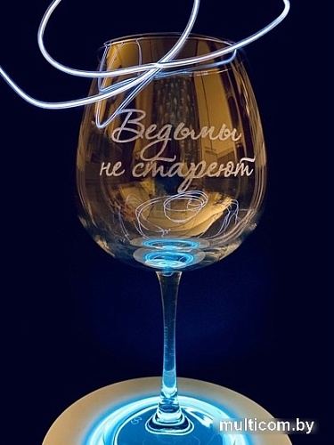 Бокал для вина Мастерская TrueLaser Ведьмы не стареют BV714