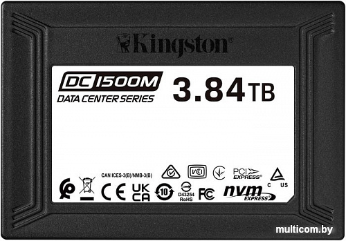 SSD Kingston DC1500M 3.84TB SEDC1500M/3840G