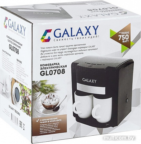 Капельная кофеварка Galaxy GL0708 (черный)