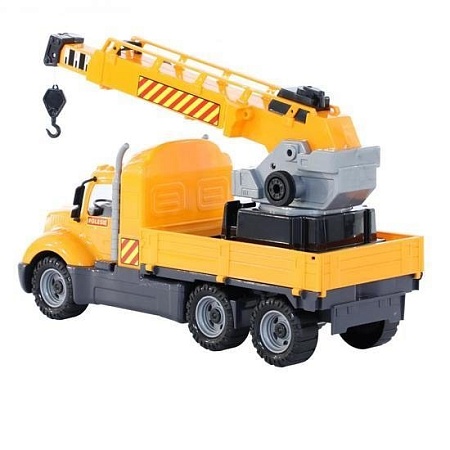 Полесье Майк автомобиль-кран с поворотной платформой 55613