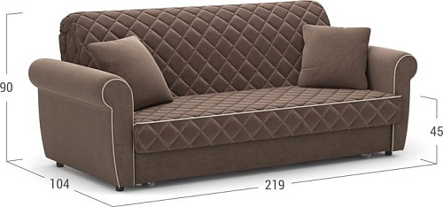 Диван Moon Trade Гамбург 123 003999 (коричневый)