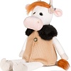 Классическая игрушка Maxitoys Luxury Коровка Глаша в бежевом пальто MT-MRT022013-23