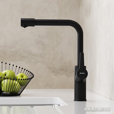 Смеситель Damixa Merkur 710771300 (черный матовый)