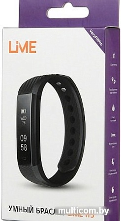 Фитнес-браслет Lime 115 (черный)